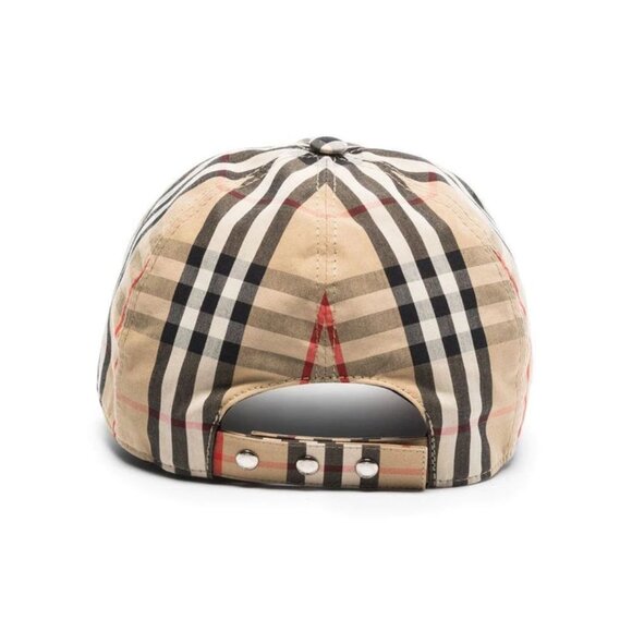 NWT Authentic Burberry TARTAN EMBROIDERED LOGO CAP - unisex - Picture 8 of 8